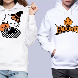 Halloween baskılı sevgili kombini 01